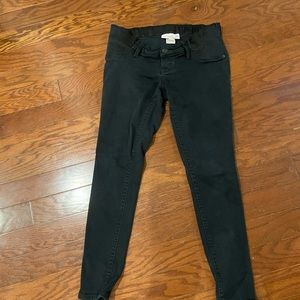 Black maternity jeans